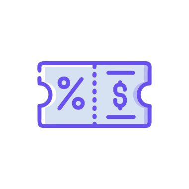 İndirim indirim simgesi vektör rengi. yaz - imzala.