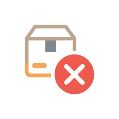 vektör düz renk simgesini sil