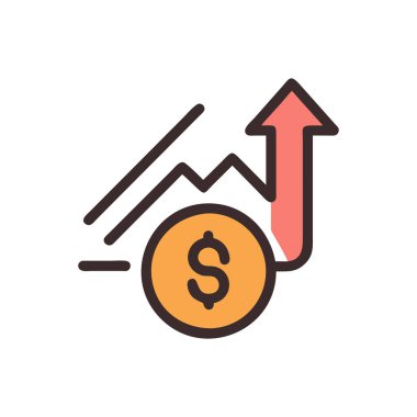 Bir dolar işareti, bir ok ve bir dolar işareti..