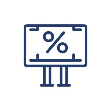 Beyaz arka plan üzerinde yüzde simgesi