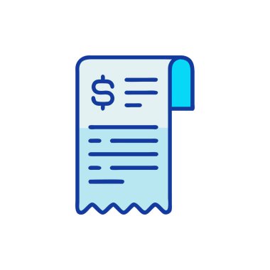 belge vektörü ince çizgi simgesi