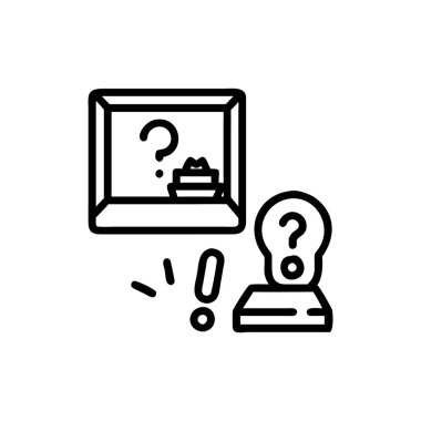 Online iş vektör simgesi