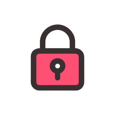 ikon vektör illüstrasyonunu kilitle