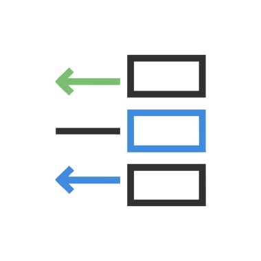Modern simgenin vektör illüstrasyonu