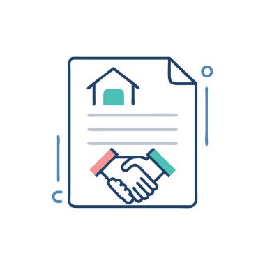 anlaşma vektör simgesi, anlaşma