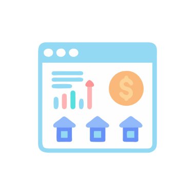 ticari grafik vektör simgesi