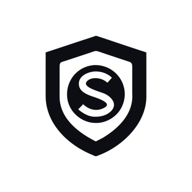 Kalkan logo vektör resimleme tasarımı