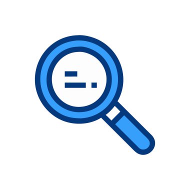 arama vektörü düz renk simgesi