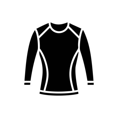 Spor üniformasının vektör simgesi