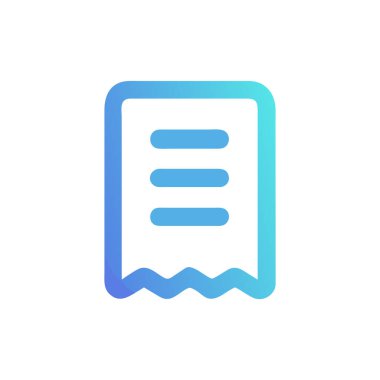 belge ikonu vektör illüstrasyonu. İzole çizgi sembolü. renk ikonu vektör illüstrasyonu