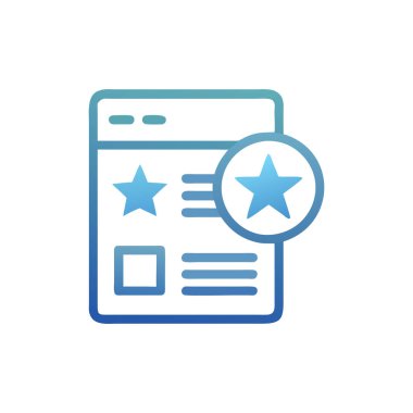 derecelendirilebilir vektör çizgisi simgesi, işaret, beyaz arkaplan üzerindeki illüstrasyon, düzenlenebilir doğrusal