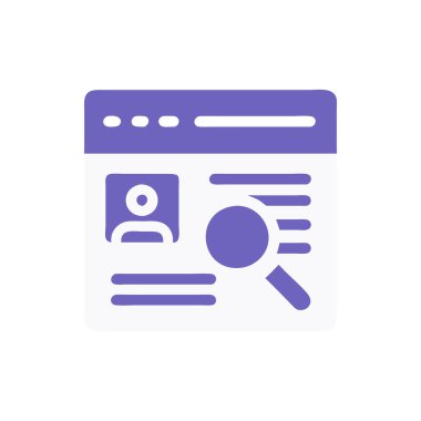 kullanıcı vektörü renk çizgisi simgesi