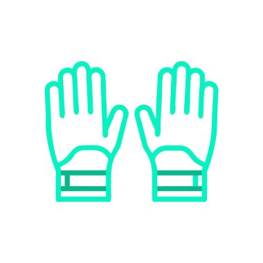 El işareti simgesi. Vektör çizim