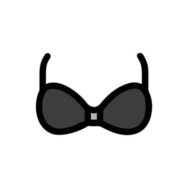 sütyen vektörü ince çizgi simgesi