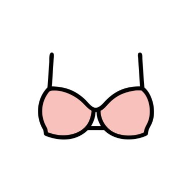 Sütyen simgesinin vektör illüstrasyonu