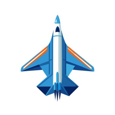 roket fırlatma simgesi, çizgi film biçimi