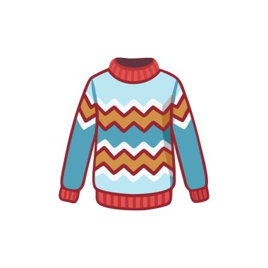 süveter simgesi, vektör illüstrasyonu