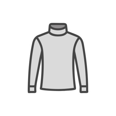 Tek bir kürkün vektör illüstrasyonu