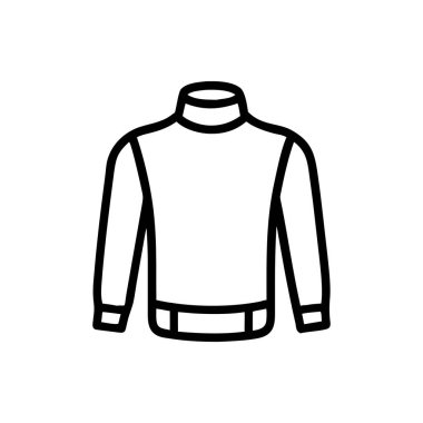 Kumaş ceket ikonu, vektör illüstrasyonu. Kumaş ceket.