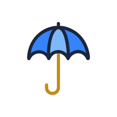 Kişisel ve ticari kullanım için yağmur vektörü simgesi simgesi vektör çizimi..