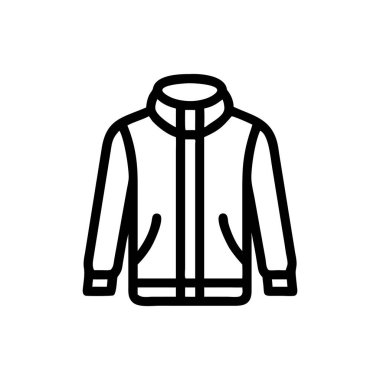 vektör ceketi simgesi çizim tasarımı