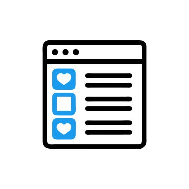 Seo simge satırının vektör illüstrasyonu