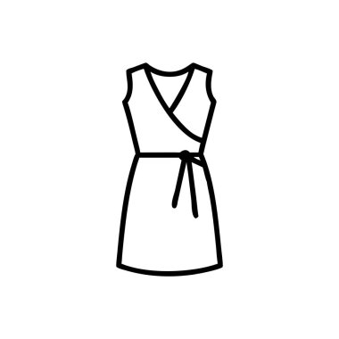 elbise ince çizgi simgesi