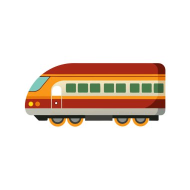 Demiryolu simgesi vektör illüstrasyonu