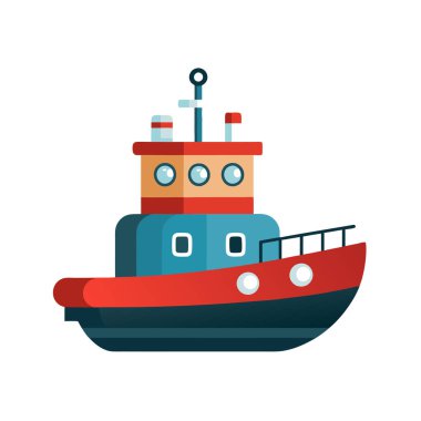 Gemi simgesi. deniz taşımacılığı ve seyahat teması. Yalnız tasarım. vektör illüstrasyonu