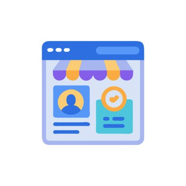 çevrimiçi pazarlama, vektör illüstrasyonu