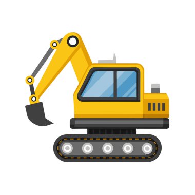 izole kazıcı simgesi vektörü