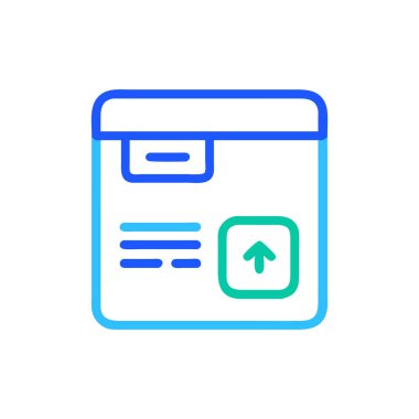 seo modern simgesinin vektör illüstrasyonu