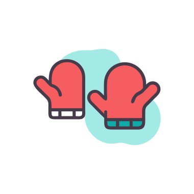 iki renk vektör simgesi