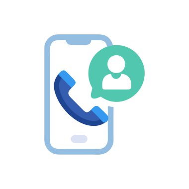 Telefon çağrı ikonu vektör. logotype