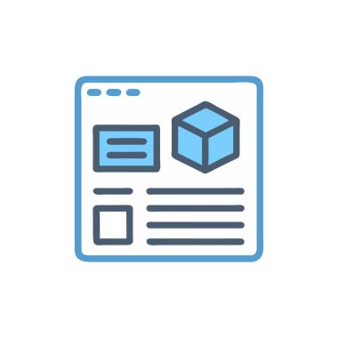 Beyaz arkaplanda 3 boyutlu yazıcı renk çizgisi simgesi izole edildi. 3d yazdırma işareti, web sayfası web sayfası konsepti, mobil uygulama, web sayfası