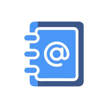 e-posta vektörü ince çizgi rengi simgesi