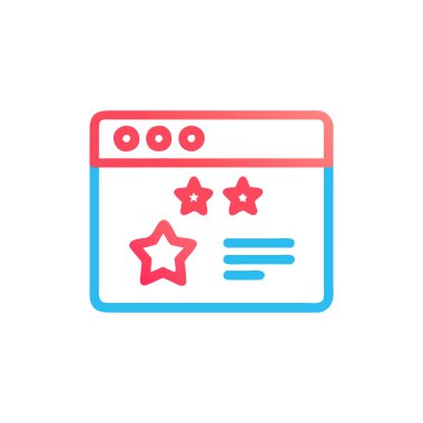 Modern bir simgenin vektör illüstrasyonu