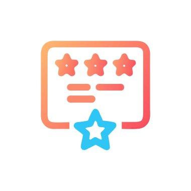 Beğeni vektörü simgesi. Logotype