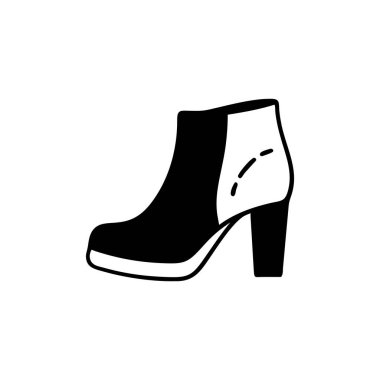 Çizme simgesi. düz tasarım vektör çizimi.