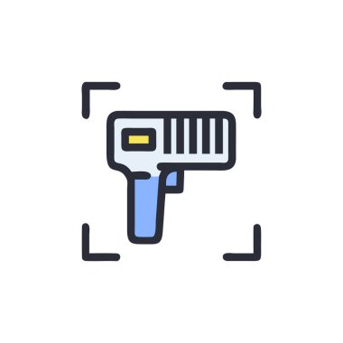 Vektör olarak elektrik sondaj simgesi. Logotype