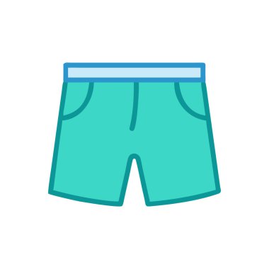 Şeffaf bir arkaplanda pantolon vektör çizimi. Birinci kalite semboller. kavram ve grafik tasarım için vektör simgesi.