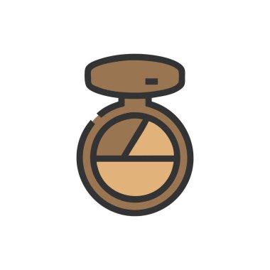 pusula vektörü düz renk simgesi