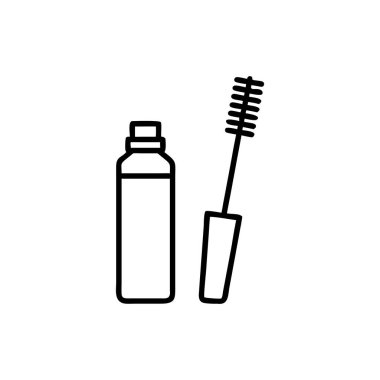 Vektör olarak Maskara simgesi. Logotype