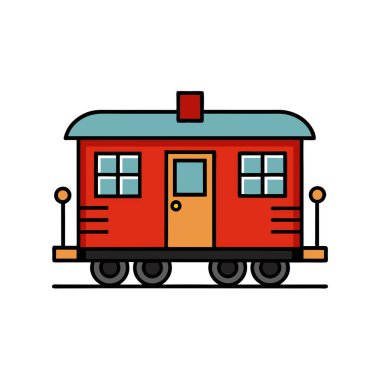 tren vektör simgesi. Beyaz arkaplan treninde izole edilmiş ana hat vektör simgesi.