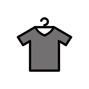 gömlek vektör düz simge