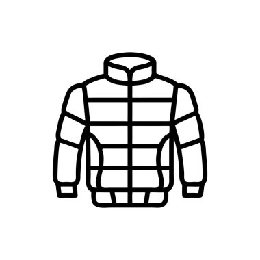 Ceket simgesi, anahat stili