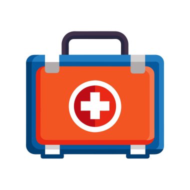 İlk yardım kiti vektör illüstrasyon tasarımı