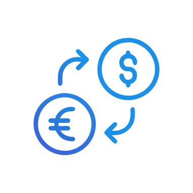 Dolar ikonu vektör olarak. logotype - doodle