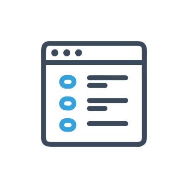 Web ve mobil uygulaması tasarım, belge logo kavramı için beyaz arka plan üzerinde izole belge simge vektör