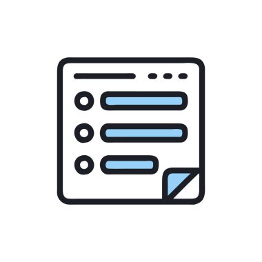 Web simgesi vektör illüstrasyonu